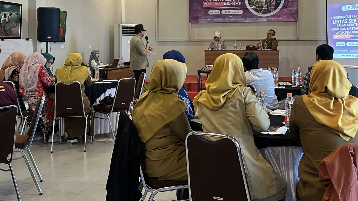 Puslitkes LPPM Undip dan UNICEF, bersama Pemkab Wonosobo mengadakan kegiatan Strategi Mobilisasi Masyarakat untuk Penurunan Zero Dose Imunisasi di Wonosobo. (Istimewa)