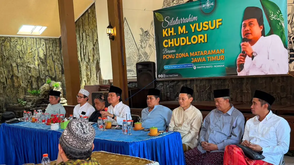 Gus Yusuf dalam pertemuan dengan 20 PCNU di Nganjuk, dan Probolinggo, yang mewakili wilayah Mataraman dan Tapal Kuda Jawa Timur. (Istimewa)