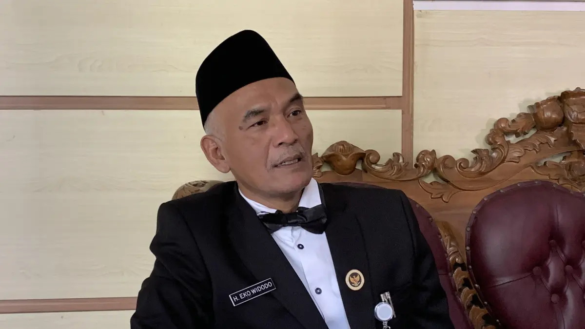 Kepala Kantor Kemenhaj Temanggung, Eko Widodo. (Devi Khofifatir Rizqi/Jawa Pos Radar Magelang.).