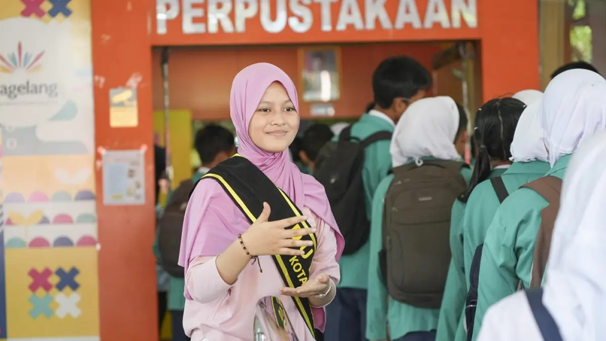 Festival Literasi Kota Magelang sukses menarik perhatian pelajar di Kota Magelang untuk menyaksikan seluruh rangkaian acara.
