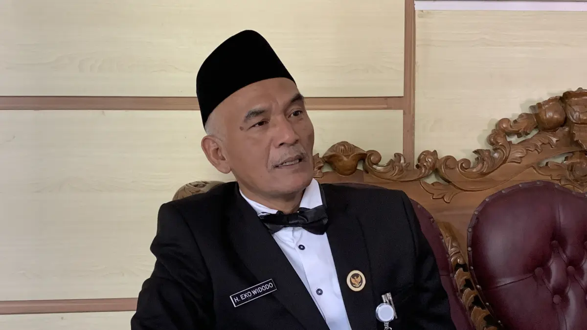 Kepala Kantor Kementerian Haji dan Umrah (Kemenhaj) Kabupaten Temanggung, Eko Widodo. (Devi Khofifatur Rizqi/Jawa Pos Radar Magelang).