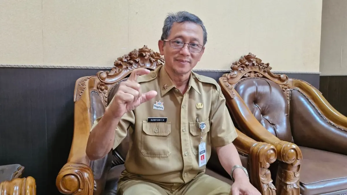 Kepala Disdik Kota Magelang Nurwiyono Slamet Nugroho (PUPUT PUSPITASARI/JAWA POS RADAR MAGELANG)