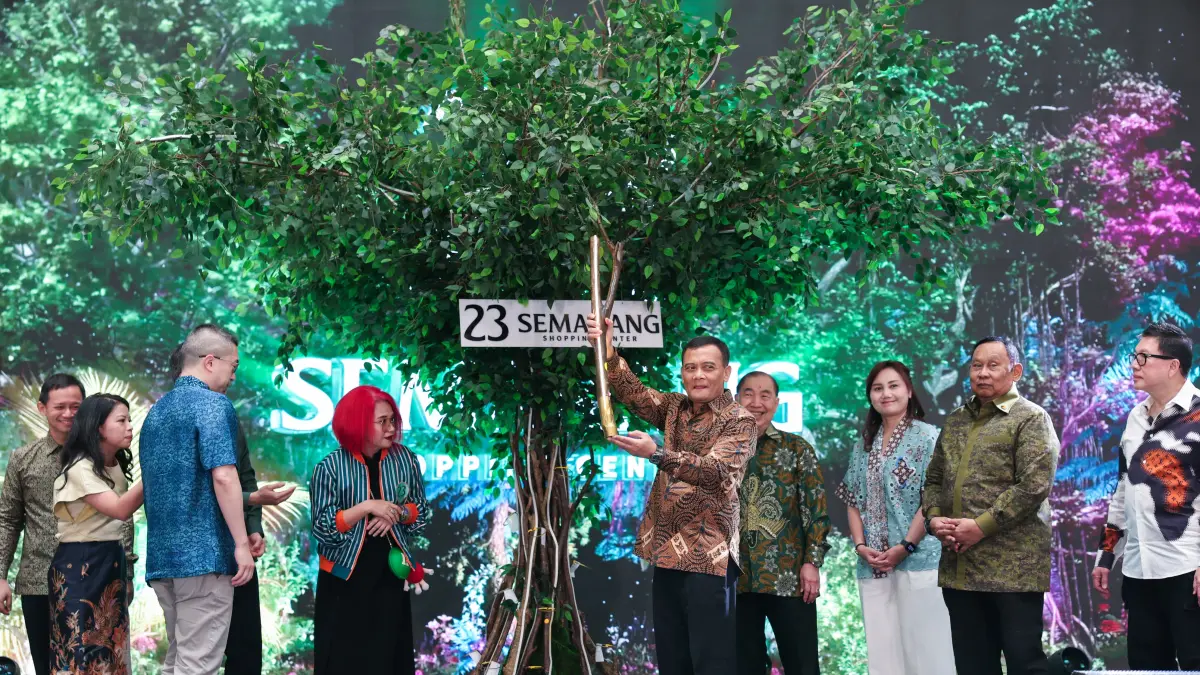 Gubernur Ahmad Luthfi meresmikan 23 Semarang Shopping Center dan groundbreaking Hyatt Place di kawasan Pearl of Java (POJ) City, Semarang, Sabtu (13/6/2026). ( Istimewa)
