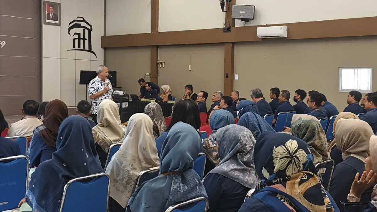 KPP Pratama Magelang menggelar kegiatan Internalisasi Corporate Value 2026, Rabu (17/6/2026). (ROFIK SYARIF/ JAWAPOS RADAR MAGELANG)