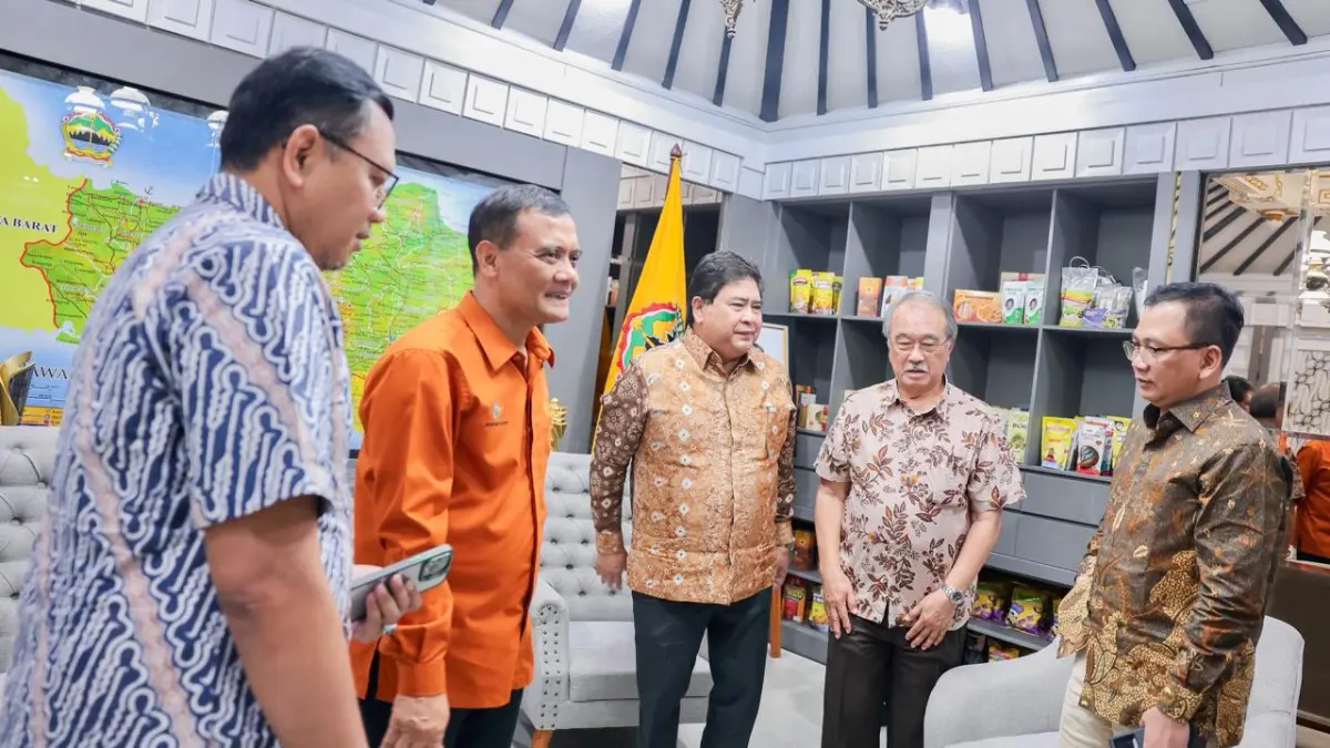Perwakilan Apindo Pusat bertemu Gubernur Jawa Tengah, Ahmad Luthfi, di Kantor Gubernur, Semarang, Kamis (18/6/2026). (Istimewa)