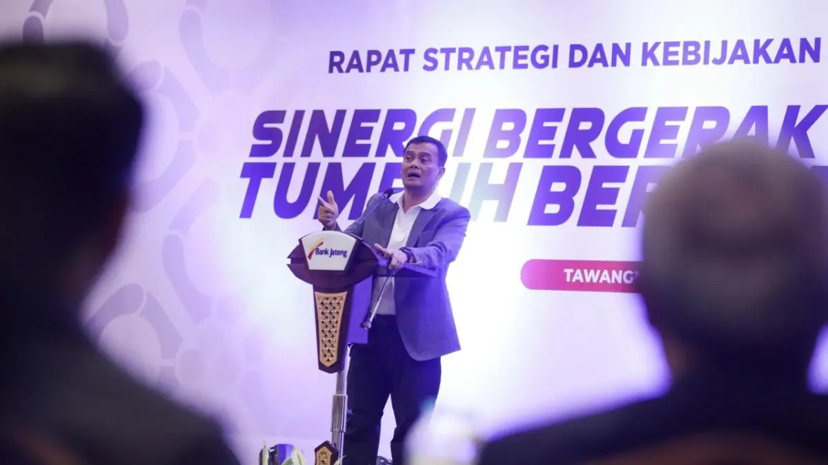 Gubernur Ahmad Luthfi dalam Rapat Strategi dan Kebijakan Semester II Tahun 2026 Bank Jateng di Tawangmangu, Kabupaten Karanganyar, Jumat (19/6/2026). (Istimewa)