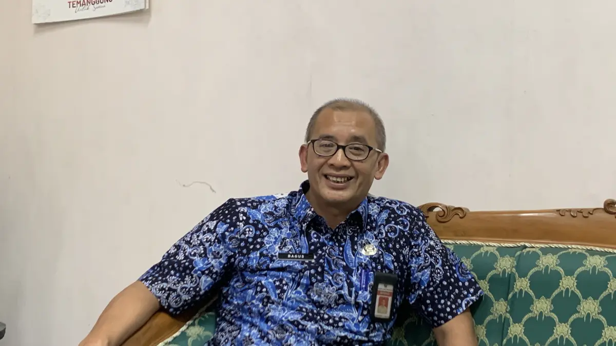 Kepala BPKPAD Kabupaten Temanggung Bagus Pinuntun. (Devi Khofifatur Rizqi/Jawa Pos Radar Magelang)
