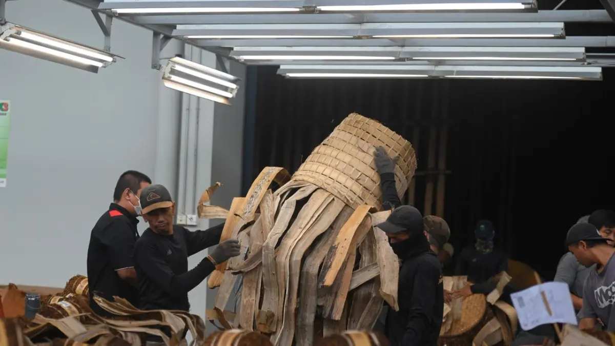 Sentra industri tembakau di Kabupaten Temanggung menyerap tenaga kerja lokal. (Istimewa)