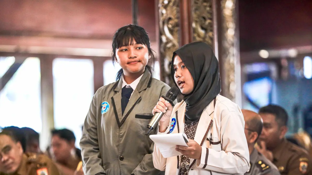 Forum Anak Kota Tegal Bahari menyuarakan keresahan pelajar yang masih takut melaorkan perundungan.