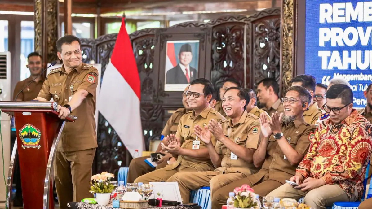 Rembug Pembangunan Provinsi Jawa Tengah Tahun 2026 wilayah Bergasmalang dan Petanglong yang digelar di Pendopo Kota Tegal, Senin (22/6/2026). (Istimewa)