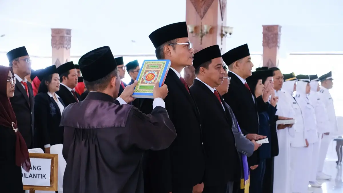 Pelantikan ASN Pemkot Magelang di Pendopo Pengabdian, Senin (22/6/2026).&nbsp;