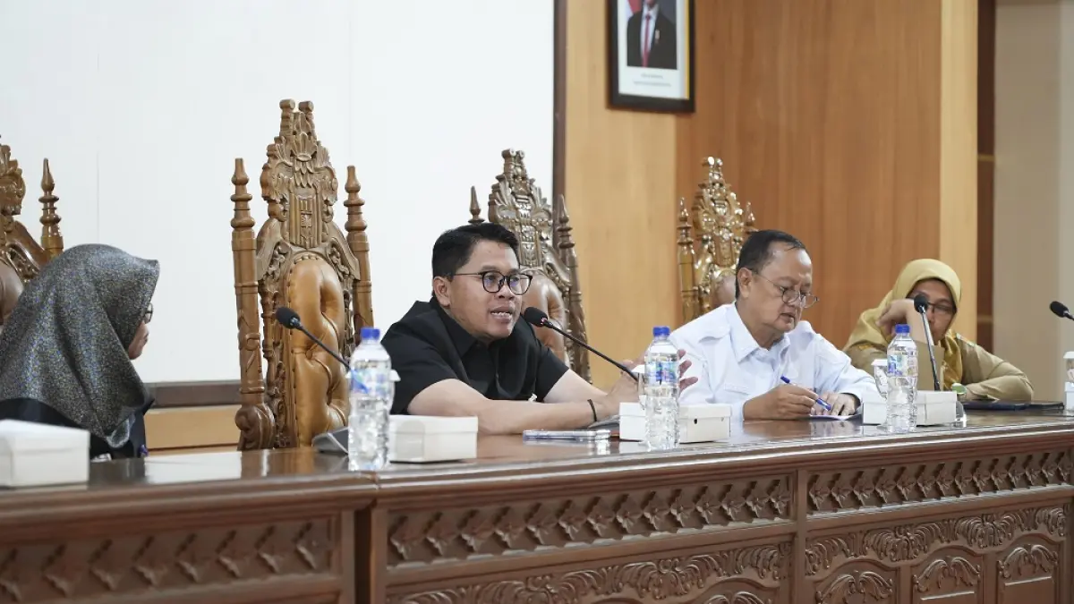 Wali Kota Magelang Damar Prasetyono saat acara Workshop Pelayanan Publik Kota Magelang Tahun 2026 di Aula Adipura Kencana, Selasa (23/6/2026).&nbsp;