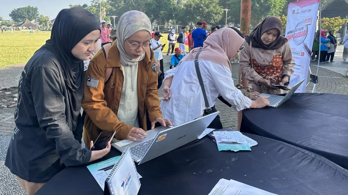 

Sapa Warga yang diadakan Diskominfo Kabupaten Wonosobo berlangsung di alun-alun setempat bekerja sama dengan komunitas IRJAKI, Jumat (26/6/2026). (Diskominfo Wonosobo for Jawa Pos Radar Magelang)