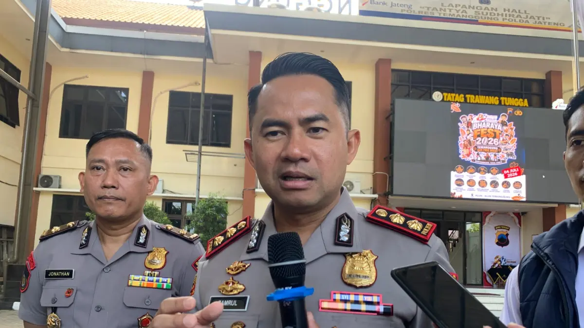 Kapolres Temanggung AKBP Zamrul Aini. (Devi Khofifatur Rizqi/Jawa Pos Radar Magelang)