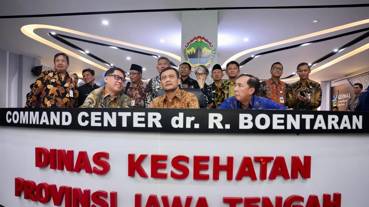 Gubernur Jawa Tengah Ahmad Luthfi meluncurkan Layanan Online Psikolog Gratis (Logis), Kamis (2/7/2026). (Istimewa)