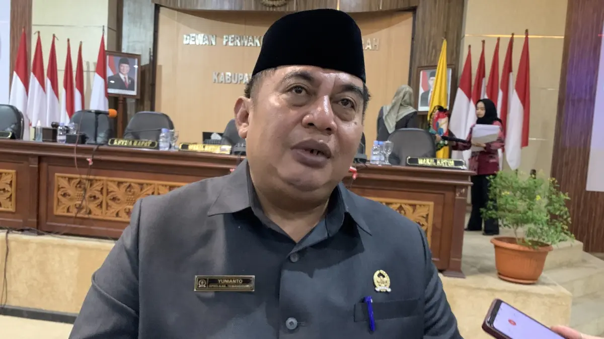 Ketua DPRD Kabupaten Temanggung, Yunianto (Devi Khofifatur Rizqi/Jawa Pos Radar Magelang).