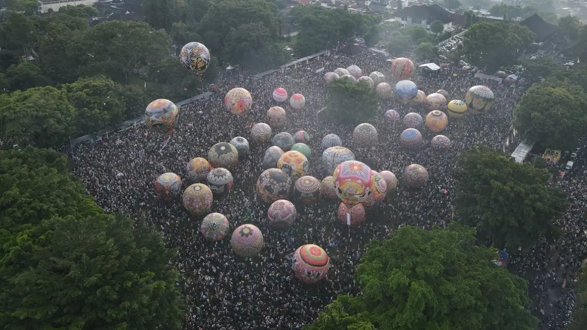 Balon tradisional Wonosobo ditetapkan sebagai Warisan Budaya Takbenda oleh 
Kementerian Kebudayaan RI. Penetapan dalam sidang pada Jumat (3/7/2026). (Istimewa)
