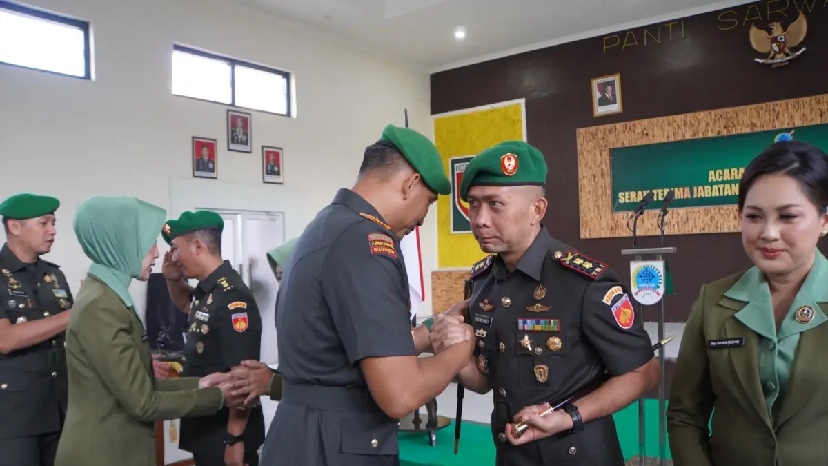 Sertijab Dandim Temanggung yang baru di Makodim pada Jumat (3/7/2026). (Istimewa)

