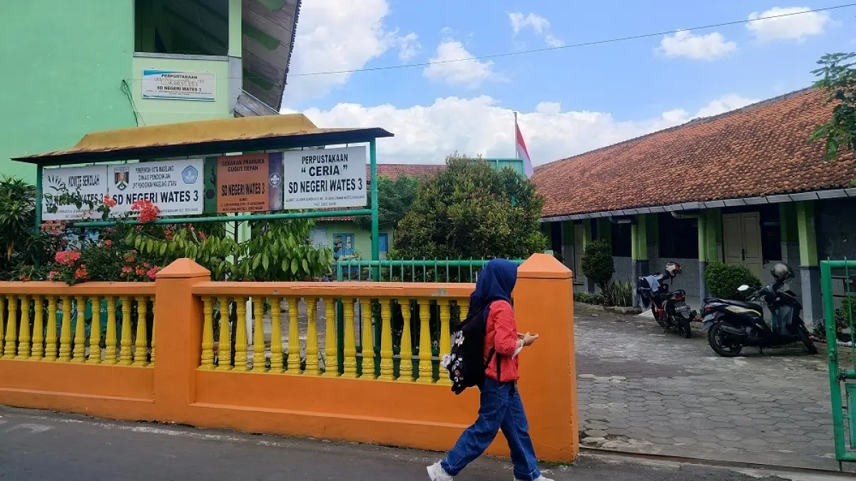SD Negeri Wates 3 Kota Magelang yang pada SPMB 2026 hanya mendapat empat siswa baru. (MUHAMMAD YUSUF EFFENDI/JAWA POS RADAR MAGELANG)