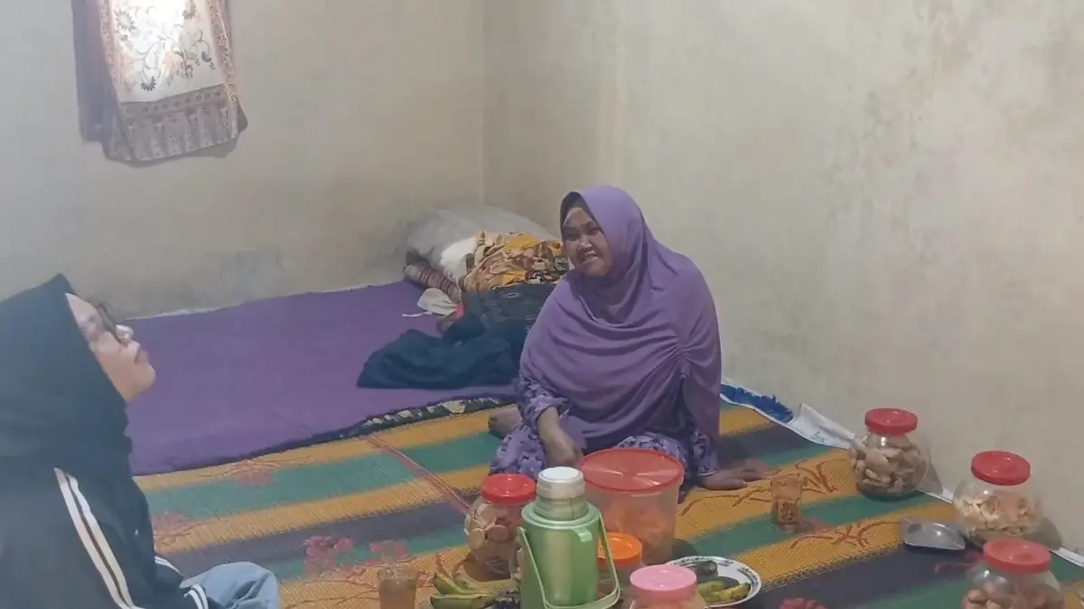 Turkini ibunda Apin mengkhawatirkan keselamatan puteranya.&nbsp;(Istimewa)