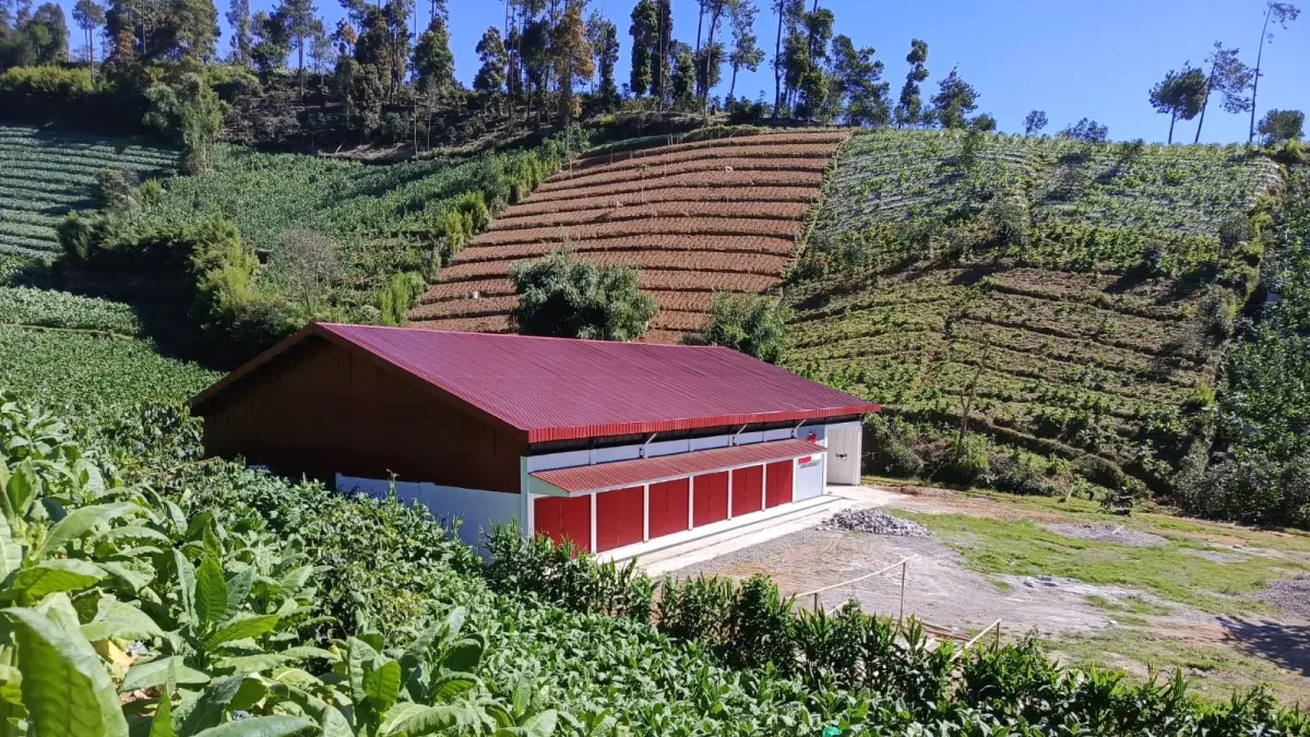Lokasi KDMP Desa Campurejo, Kecamatan Tretep, Kabupaten Temanggung yang viral di media sosial karena dinilai tertutup perbukitan dan jauh dari permukiman. (Istimewa)