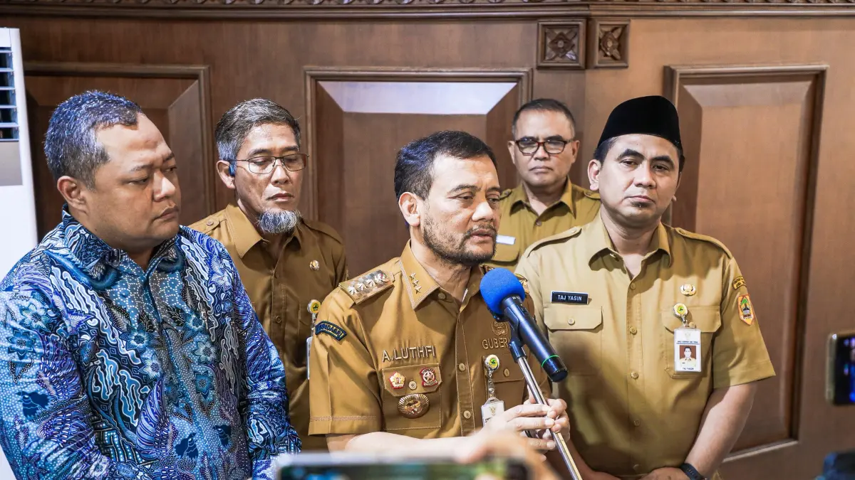 Gubernur Jawa Tengah, Ahmad Luthfi menunjuk Wakil Bupati Sukoharjo Eko Sapto Purnomo sebagai Plt Bupati Sukoharjo. (Istimew0