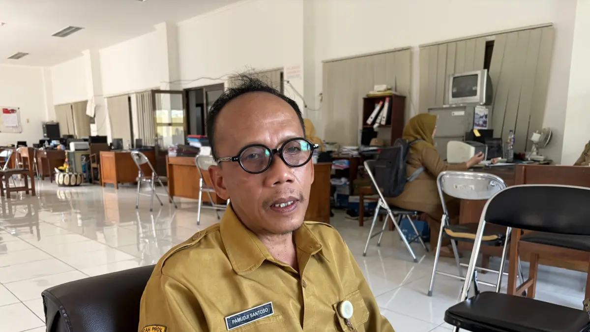Kepala Bidang Pengembangan SD Dinas Pendidikan, Kepemudaan, dan Olahraga (Dindikpora) Kabupaten Temanggung, Pamudji Santoso.(Devi Khofifatur Rizqi/Jawa Pos Radar Magelang)