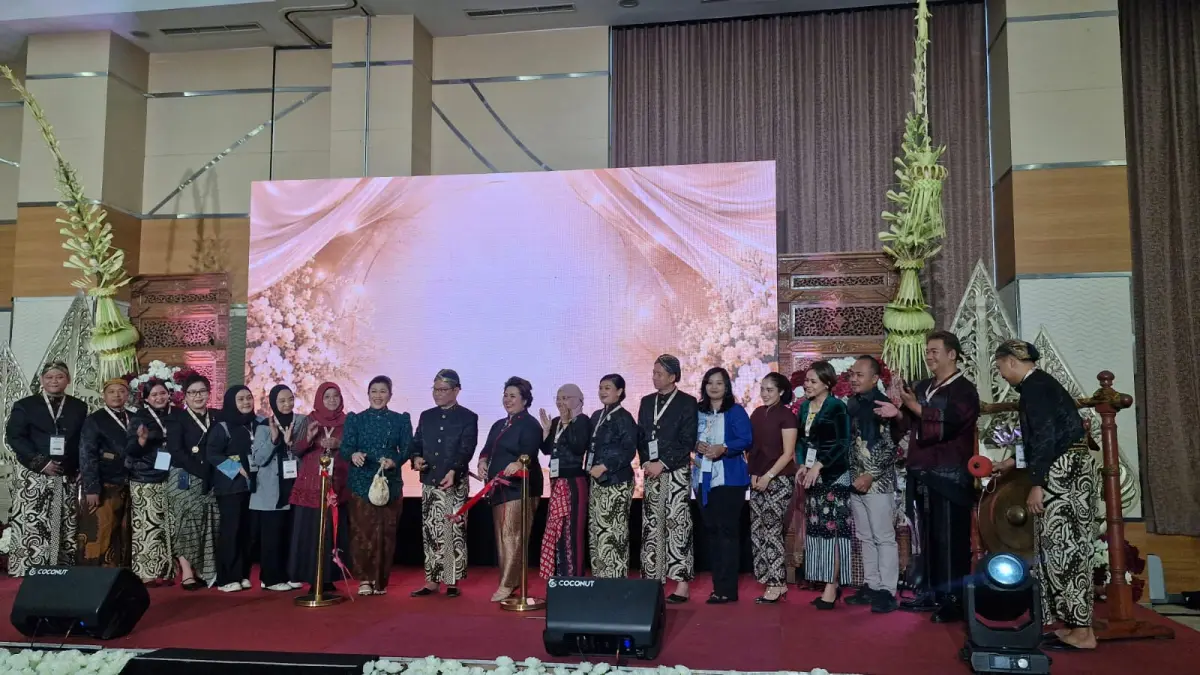 Pembukaan Wedding Showcase 2026 di Atria Hotel Magelang, menawarkan berbagai paket pernikahan yang menarik. (PUPUT PUSPITASARI/JAWA POS RADAR MAGELANG)