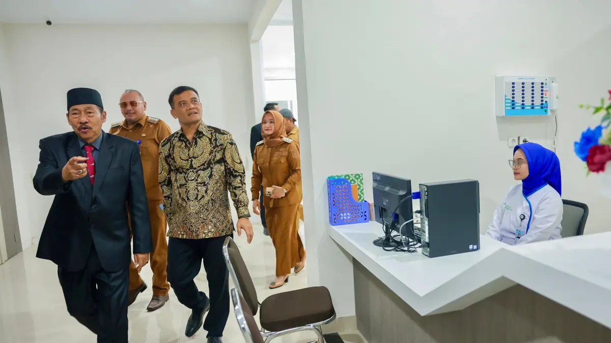 Gubernur Jawa Tengah, Ahmad Luthfi meninjau Rumah Sakit Harapan Sehat Kota Tegal, Selasa (21/7/2026) usai peresmian rumah sakita tersebut. (Istimewa)