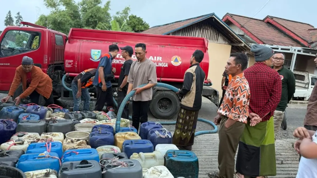 Data BPBD Provinsi Jawa Tengah, hingga 24 Juli 2026 telah tersalurkan sebanyak 6,8 juta liter air bersih ke daerah-daerah terdampak kekeringan di Jawa Tengah. (Istimewa)

&nbsp;