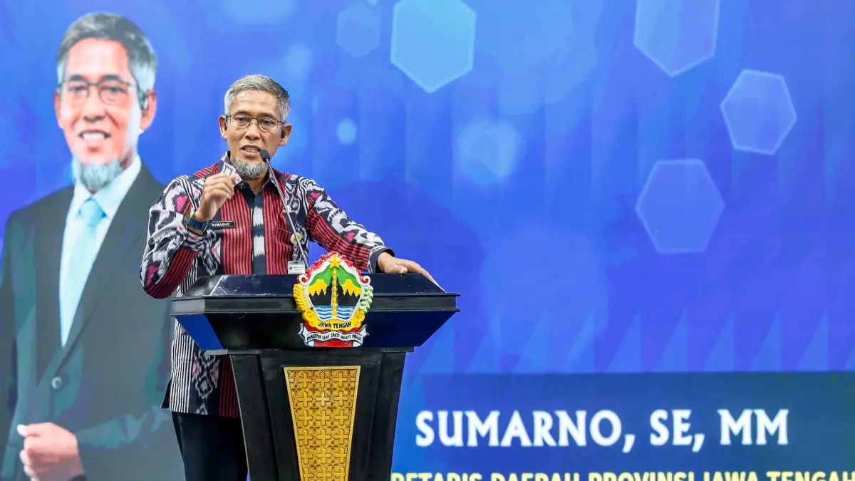 Sekretaris Daerah Provinsi Jawa Tengah, Sumarno.