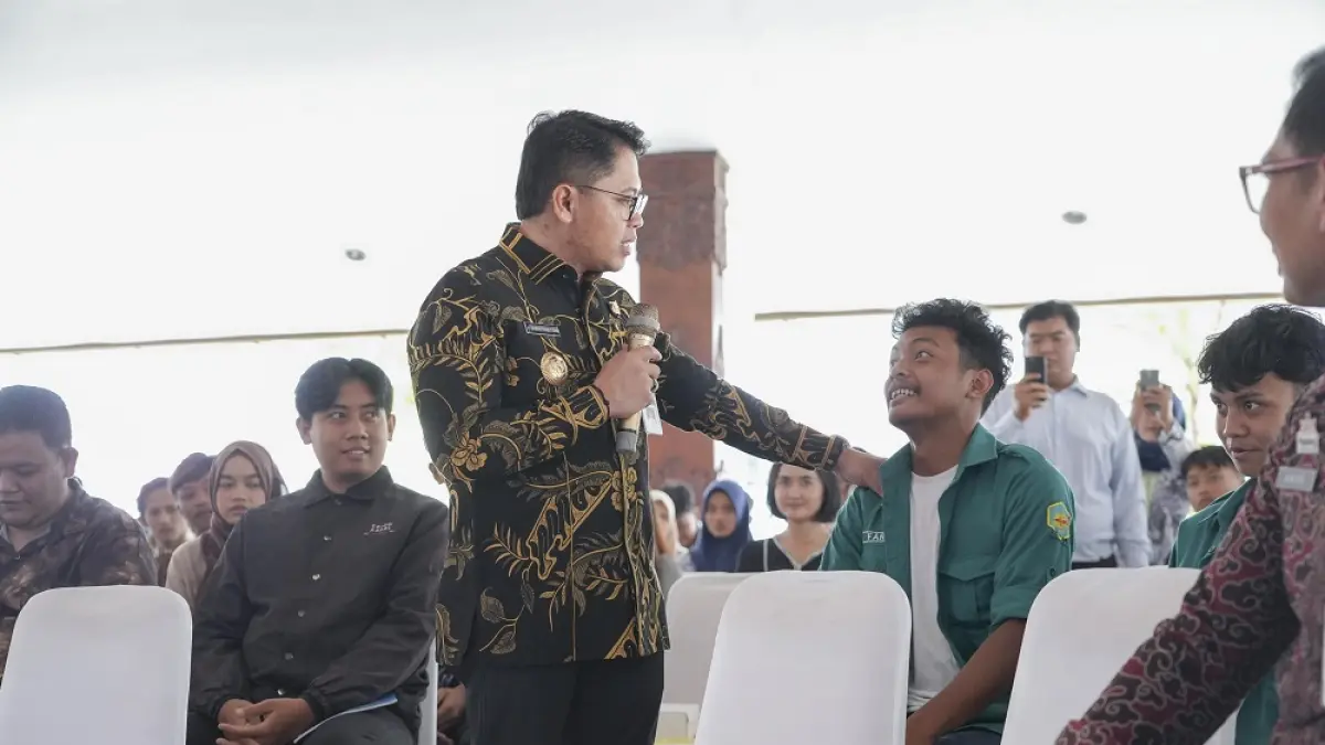 &nbsp;Wali Kota Magelang Damar Prasetyono saat membuka Pelatihan Kepemudaan Local Champion di Pendopo Pengabdian.