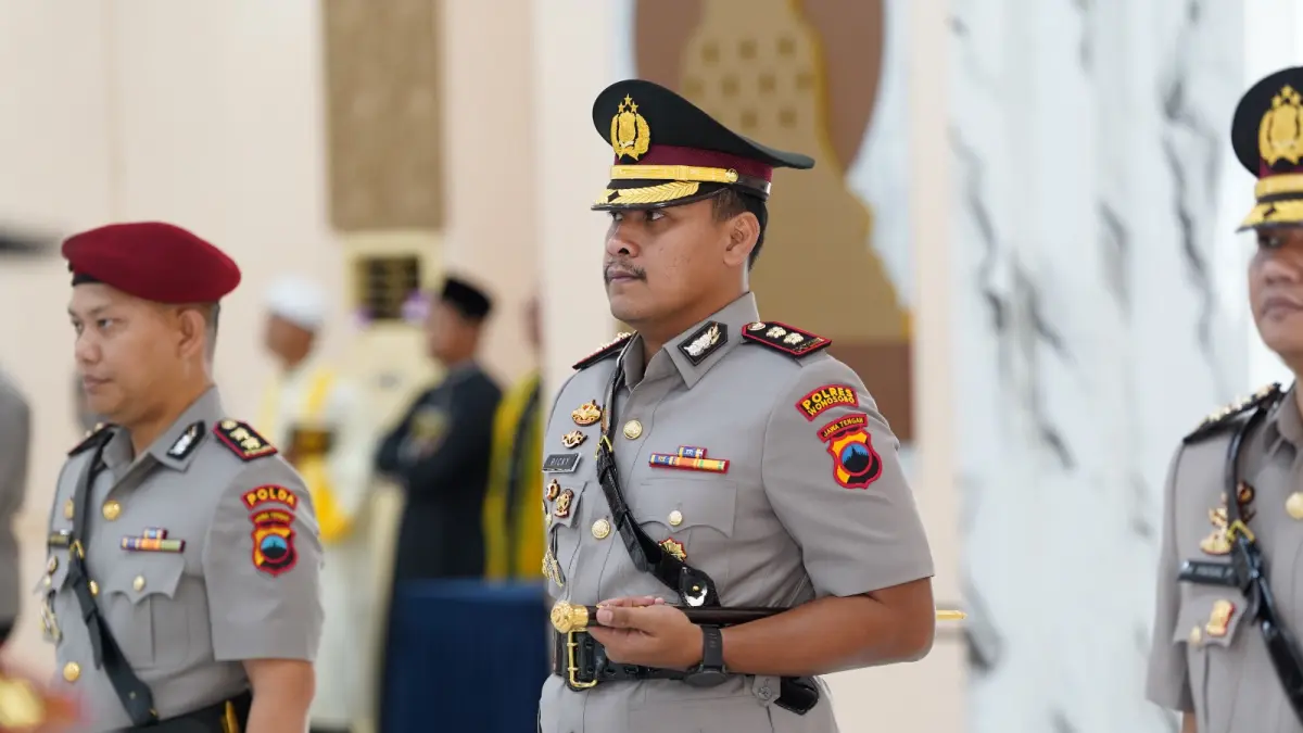 AKBP Ricky Pripurna Atmaja dilantik sebagai Kapolres Wonosobo di Mapolda Jateng. 