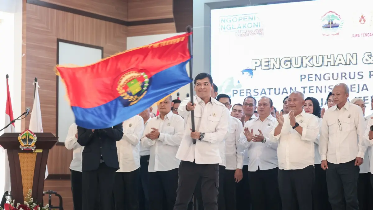 Pelantikan Pengurus Provinsi PTMSI Jawa Tengah periode 2026-2030 &nbsp;di Wisma Perdamaian, Kota Semarang, &nbsp;Sabtu (1/8/2026).