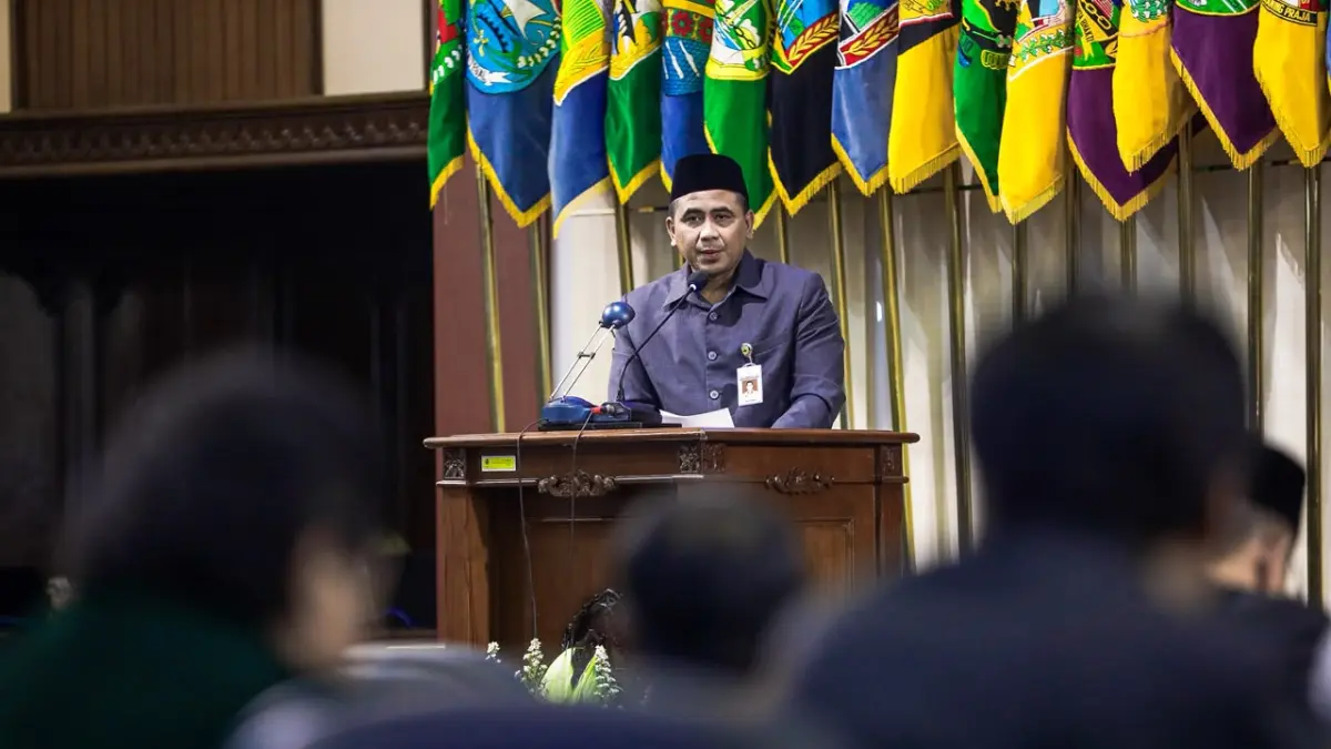 Wakil Gubernur Jawa Tengah Taj Yasin Maimoen dalam Rapat Paripurna DPRD Jawa Tengah di Gedung Berlian, Semarang, Rabu (5/8/2026). (Istimewa) 