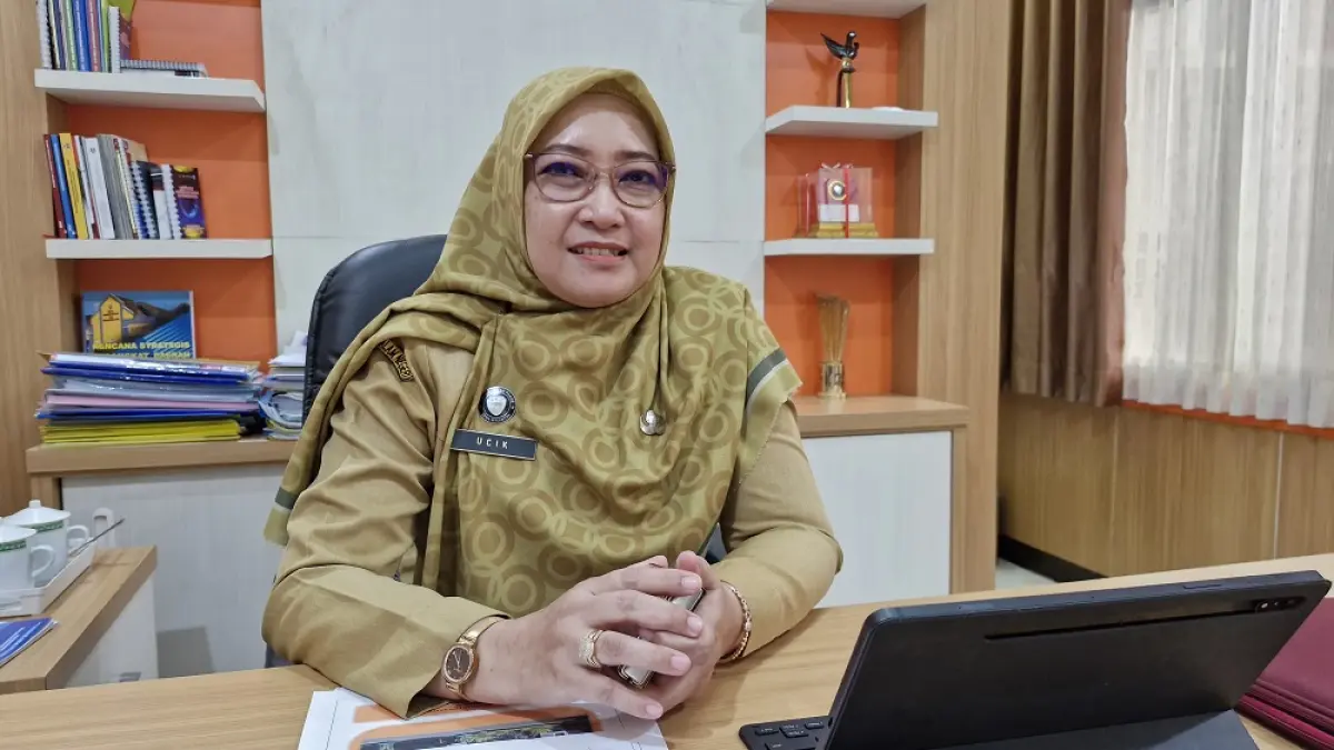 Kepala Dinas Kependudukan dan Pencatatan Sipil (Disdukcapil) Kota Magelang RR Sri Mulatsih (PUPUT PUSPITASARI/JAWA POS RADAR MAGELANG)
