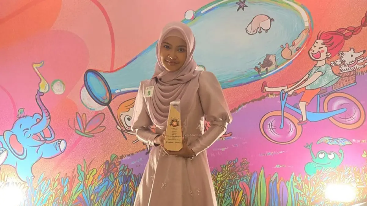 Siswi SMP Mutual Khanza Kineta Asmarani&nbsp;&nbsp;meraih juara 3 Solo lagu tingkat nasional.