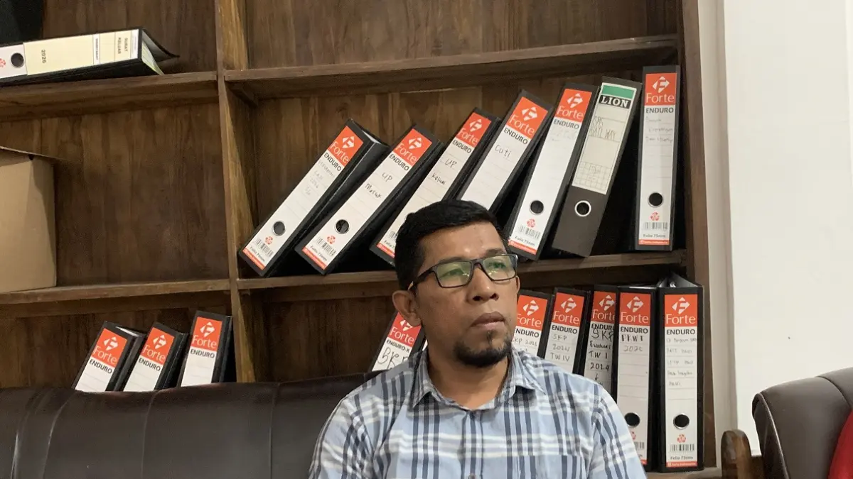 Fungsional Analis Kebijakan Ahli Muda Dinas Pemberdayaan Masyarakat dan Desa (Dinpermasdes) Kabupaten Temanggung, Agus Budi Gunawan. (Devi Khofifatur Rizqi/Jawa Pos Radar Magelang)