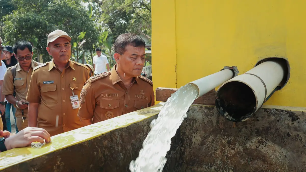 Ahmad Luthfi meninjau penerapan PATS di Desa Tengengwetan, Kecamatan Siwalan, Kabupaten Pekalongan, Senin (10/8/2026).