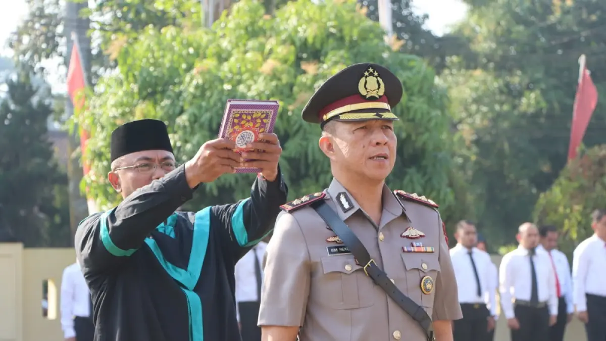 AKBP Bim Rekoaji resmi dilantik sebagai Wakapolresta Magelang.