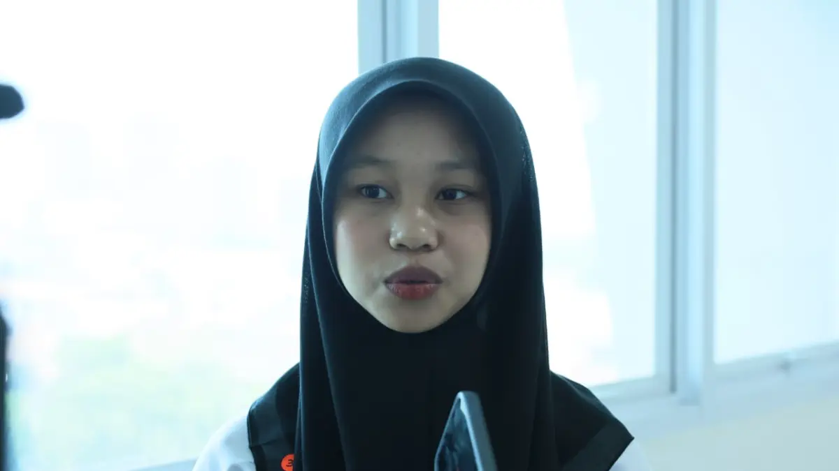 Santri asal Kudus, Aqila Keisha Haulina bersyukur mendapatkan beasiswa santri sehingga ia bisa kuliah di Kedokteran Gigi Universitas Diponegoro (Undip) Semarang.  (Istimewa)