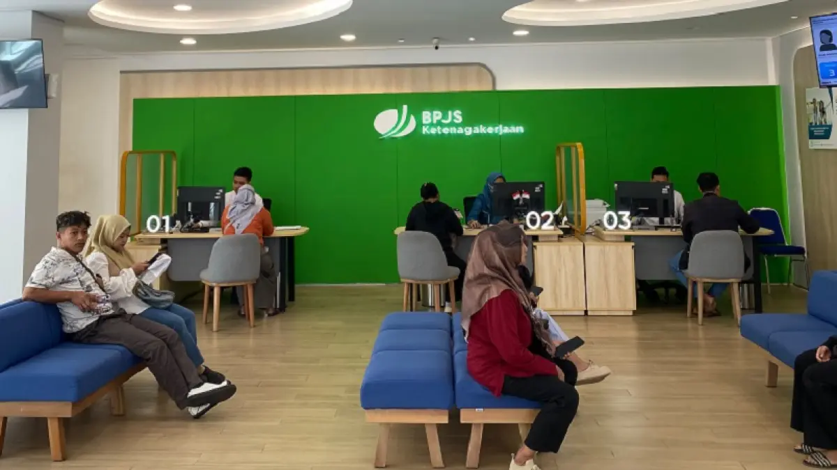 Ruangan pelayanan peserta BPJS&nbsp; Ketenagakerjaan Magelang representatif.&nbsp;
