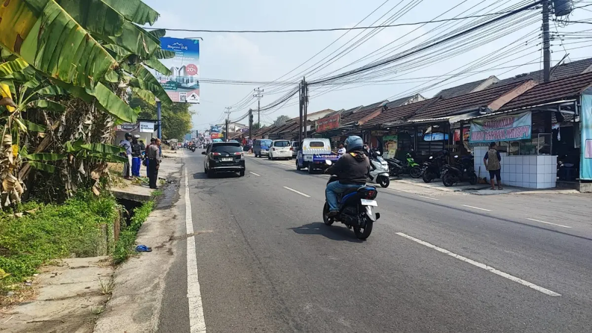 TKP kecelakaan di&nbsp; Jalan Raden Abdulloh, Desa Bandongan, Kecamatan Bandongan, Kabupaten Magelang, Rabu (19/8/2026) pukul 09.15. 