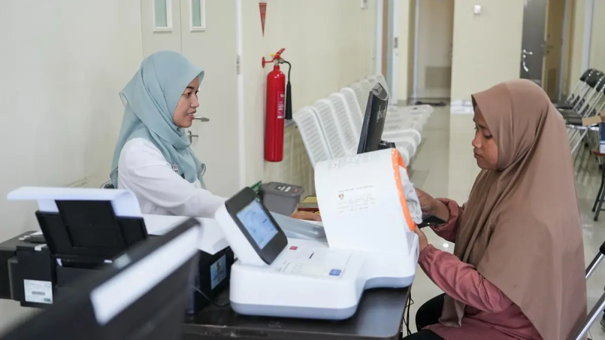 Pelayanan di salah satu puskesmas Kota Magelang.&nbsp;