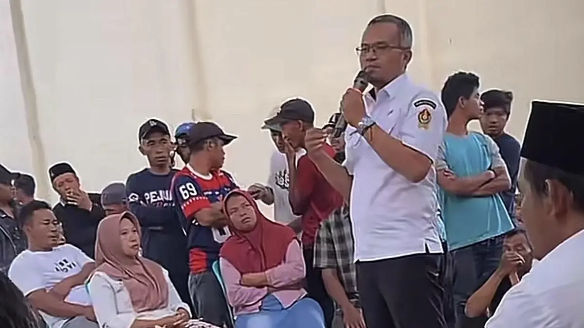 Tangkapan layar saat mediasi yang dilakukan Dinpermasdes dan Pemerintah Kecamatan Tretep terhadap warga Desa Bendungan mengenai polemik air bersih, Rabu (26/8/2026). (Devi Khofifatur Rizqi/Jawa Pos Radar Magelang).