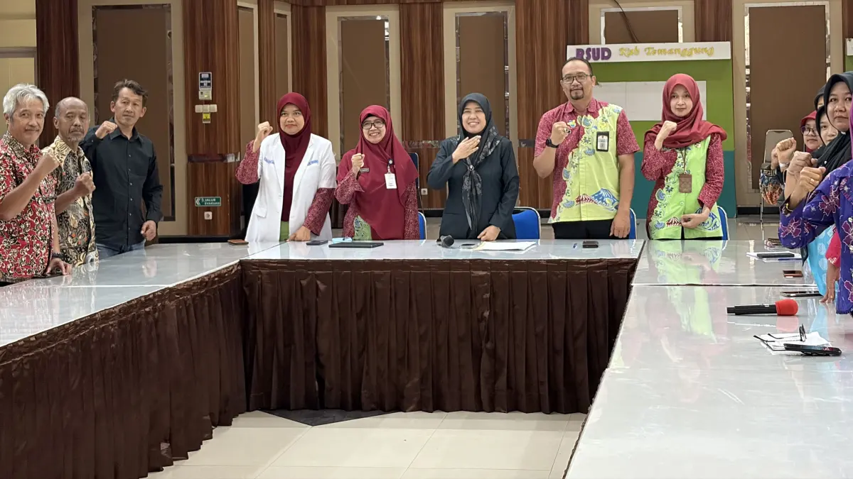 Forum konsultasi publik RSUD Temanggung di Aula Sudirman pada Kamis (3/9/2026). (Devi Khofifatur Rizqi/Jawa Pos Radar Magelang)