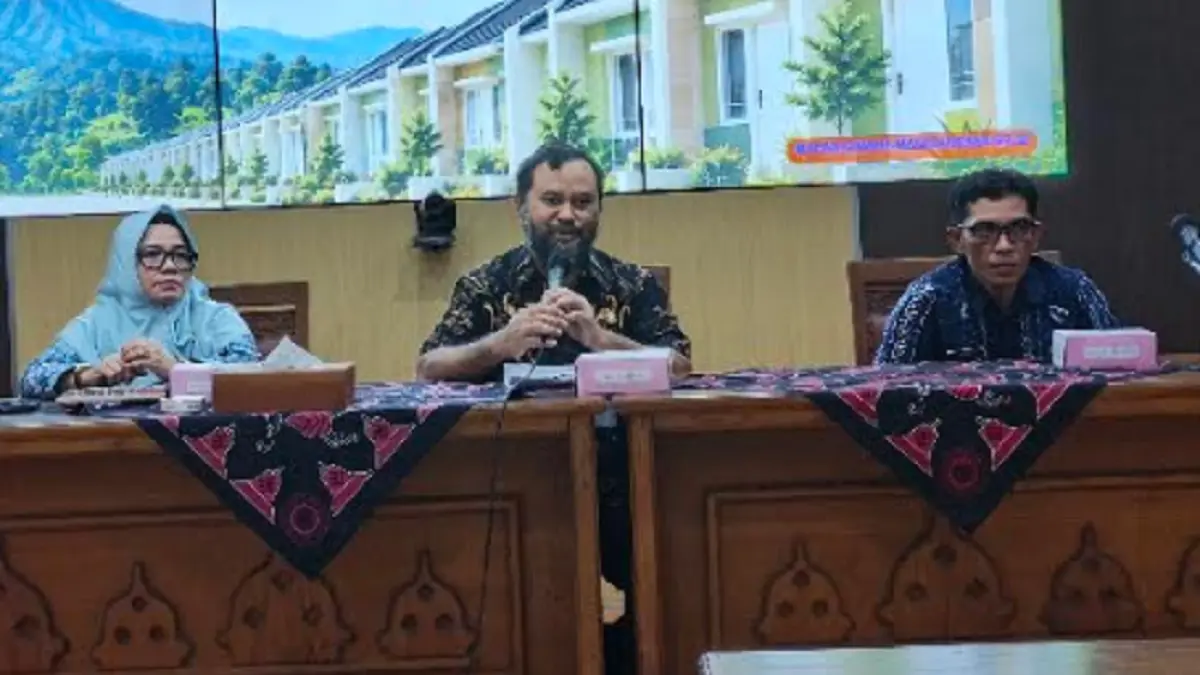 Sosialisasi program tiga juta rumah, Pemkab Magelang mengenalkan platform digital Mapan Omahe. (ROFIK SYARIF/ JAWAPOS RADAR MAGELANG)