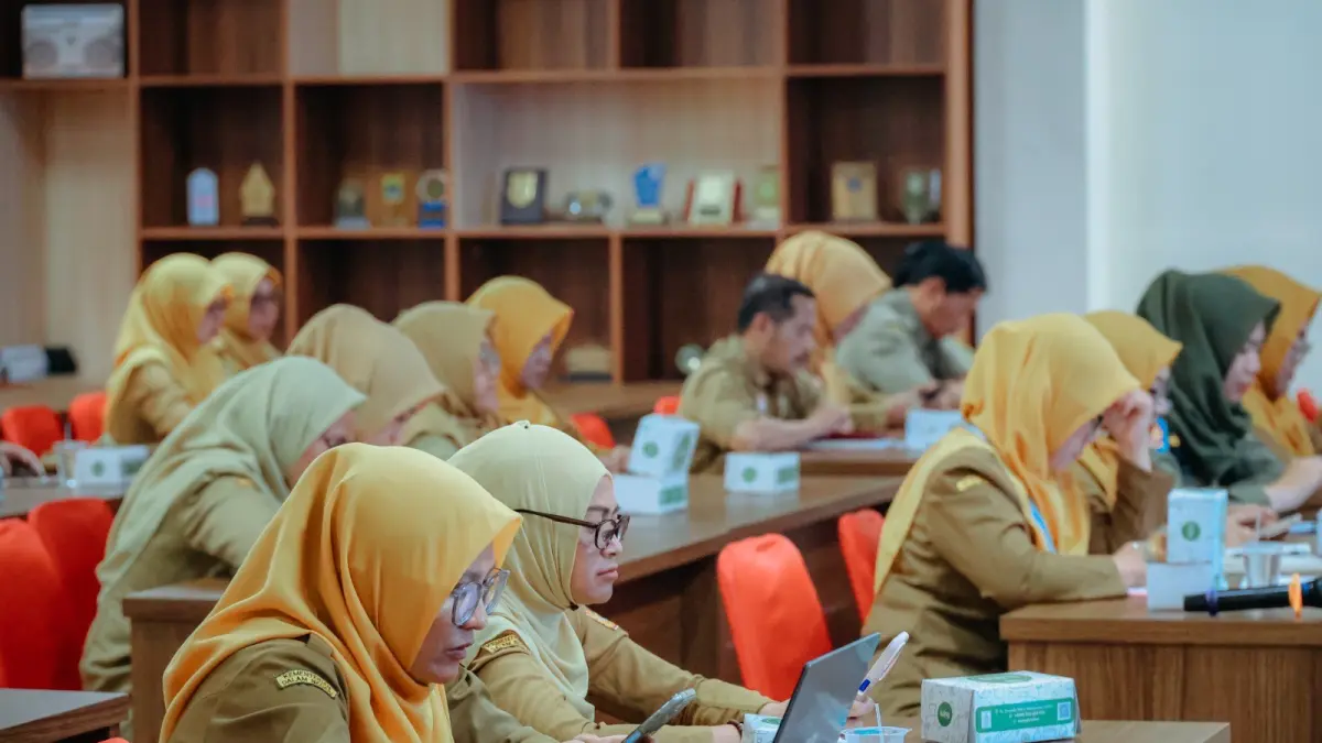 Pengurus unit pengumpul zakat dari berbagai instansi di Wonosobo mengikuti bimbingan teknis, Selasa(15/9/2026). (Istimewa)