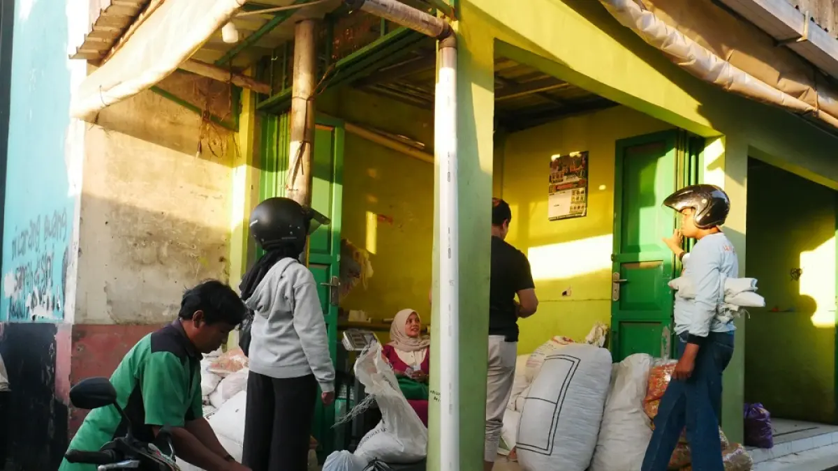 Suasana di lapak cabai Winarti Syarif di Pasar Muntilan, Kabupaten Magelang, Selasa (22/9/2026) (SILFIA AMANDA PUTRI/ JAWA POS RADAR MAGELANG)