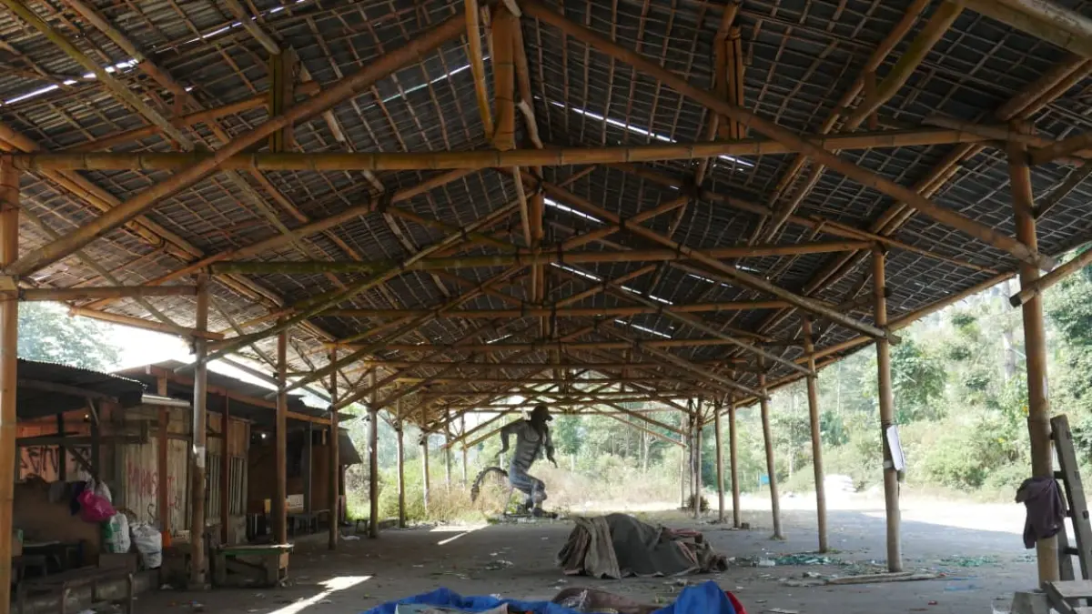 Payur di Ketep, Sawangan yang akan menjadi lokasi SMAN negeri. (DIAH ARDI SAPUTRI/JAWA POS RADAR MAGELANG)